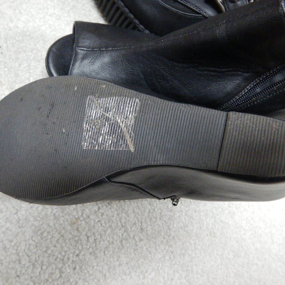 Torrid black peep toe wedges - Picture 2 of 5